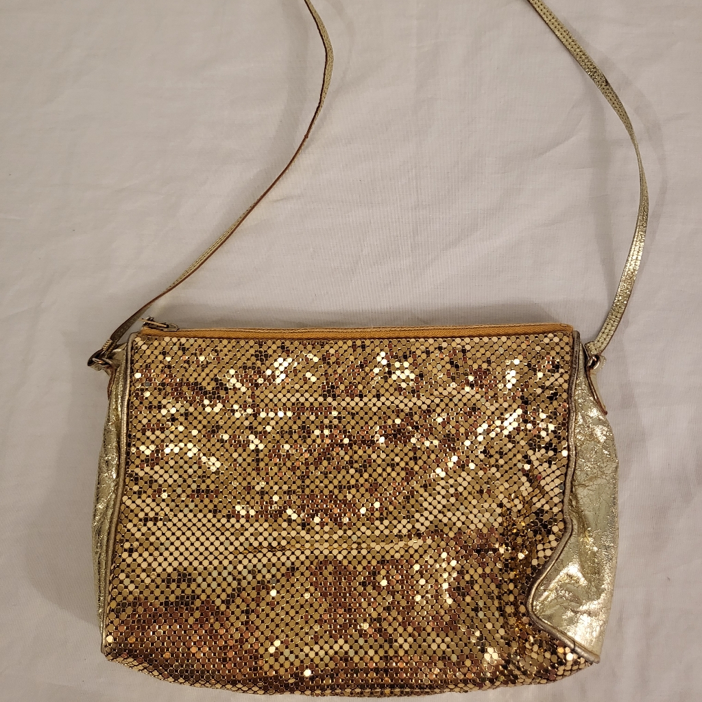 Vintage Whitings And Davis Gold Mesh Purse